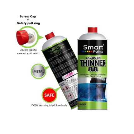SMART PAINTS LACQUER THINNER 88 (450ML)
