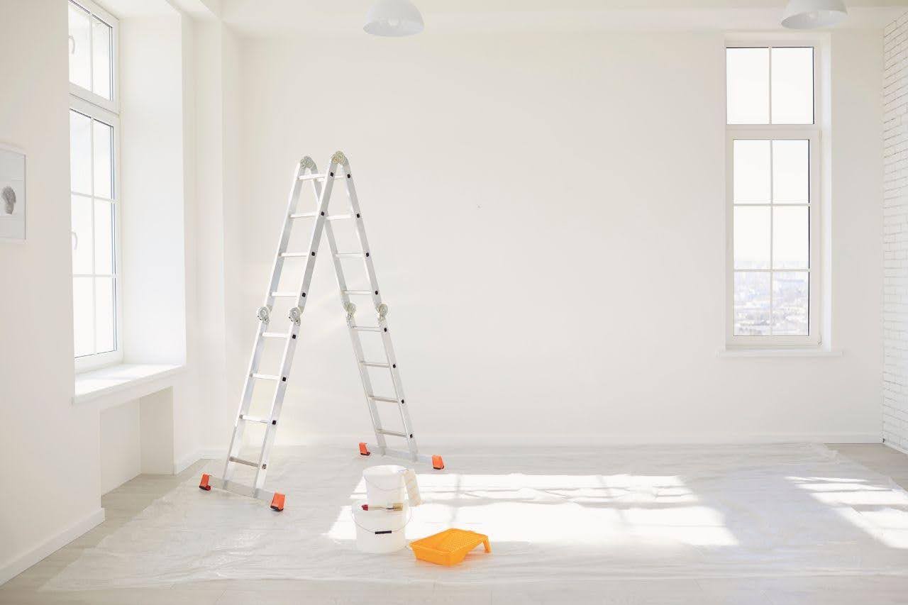 home preparing for anti fungus paint 